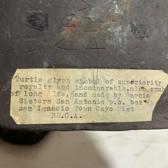 Mayan hand carved slate figurines by Garcia Sisters- vintage and RARE - Picture 9 of 12